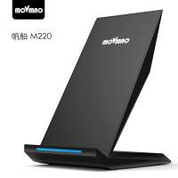 MOVMAO 2 coil wireless charger stand,Wholesale Hot Product Fast Delivery 9V 1.3A Wireless Charger Stand For Samsung